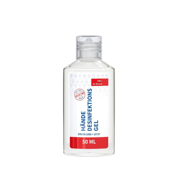 Disinfectant for Hands, 50 ml Bottle, Body Label
