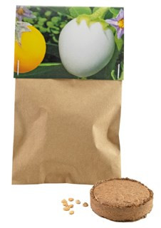 Natural Easter Bag,  eggplant,  incl. 1-4 c digital printing one side