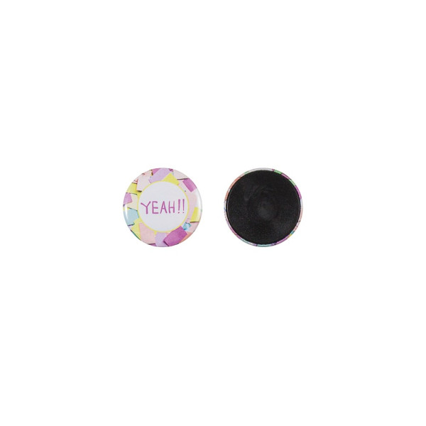 Metal button 31mm with magnet