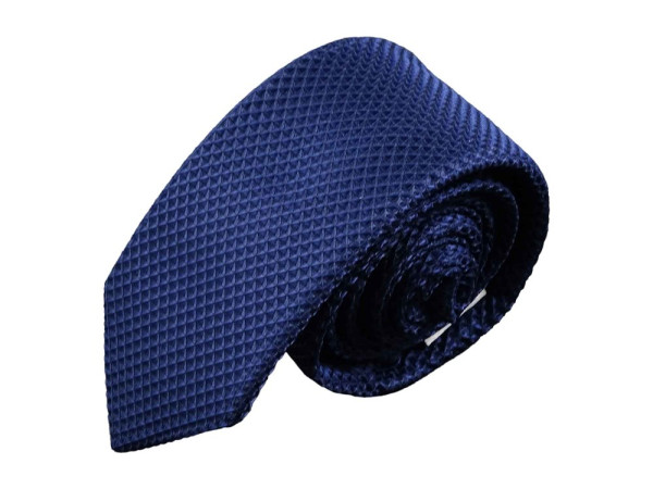Tie narrow with diamond structure - Elegant handmade tie for men made of microfiber - 150 x 7 cm - b