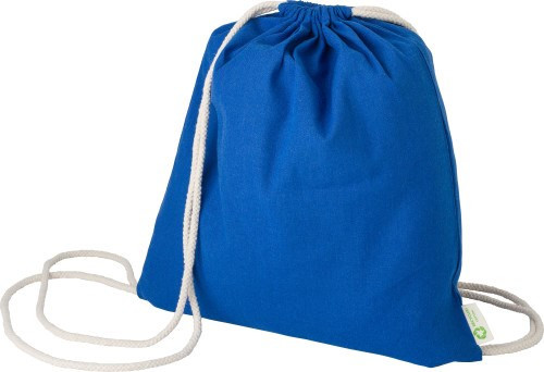 Recycled cotton drawstring bag Joy