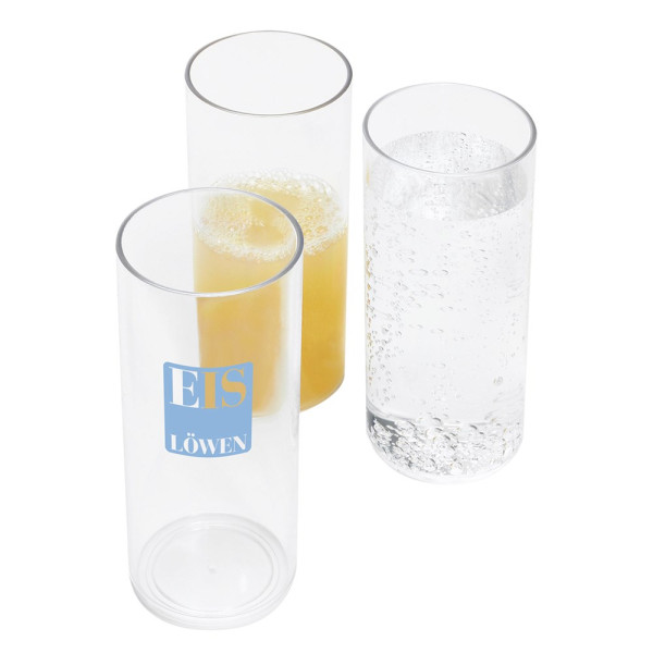 Plastic long-drink glass
